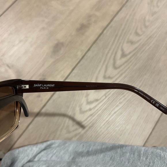 Like new! Authentic Saint Laurent Brown Sunglasses - Picture 5 of 6